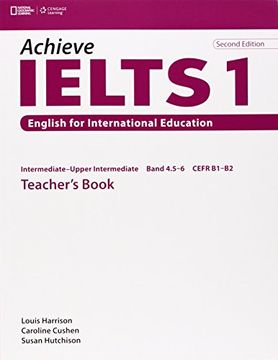 portada Achieve Ielts 1: Achieve Ielts 1 Teacher Book - Intermediate to Upper Intermediate 2nd ed Teacher's Book (en Inglés)