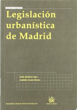 portada Legislación urbanística de Madrid