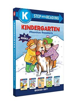 portada Kindergarten Phonics Readers Boxed Set: Jack and Jill and big dog Bill, the pup Speaks up, Jack and Jill and T-Ball Bill, Mouse Makes Words, Silly Sara (Step Into Reading)