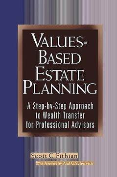 portada values-based estate planning: a step-by-step approach to wealth transfer for professional advisors (in English)