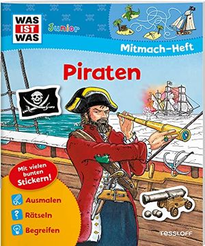 portada Was ist was Junior Mitmach-Heft Piraten (en Alemán)