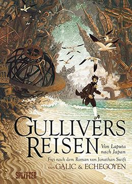 portada Gullivers Reisen: Von Laputa Nach Japan (Graphic Novel) (en Alemán)