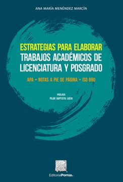 portada Estrategias para elaborar trabajos académicos de licenciatura y posgrado (in Spanish)