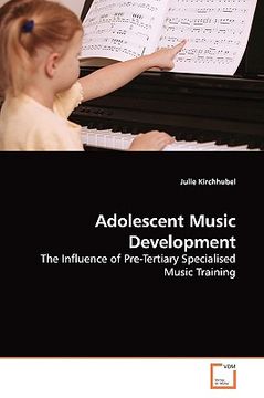 portada adolescent music development (en Inglés)