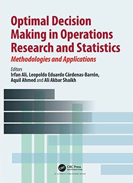 portada Optimal Decision Making in Operations Research and Statistics: Methodologies and Applications