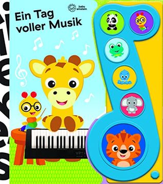 portada Baby Einstein - ein tag Voller Musik - Liederbuch mit Sound - Pappbilderbuch mit 6 Melodien (en Alemán)