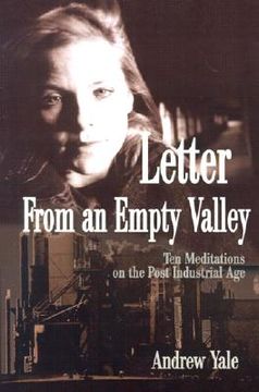 portada letter from an empty valley: ten meditations on the post industrial age (en Inglés)