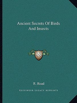 portada ancient secrets of birds and insects