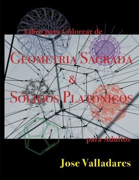 portada Libro Para Colorear de Geometría Sagrada & Sólidos Platónicos Para Adultos