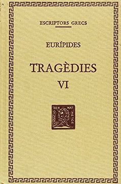 portada Tragèdies, Vol. VI (en Catalá)