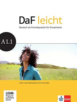portada Daf Leicht: Kurs-Und Ubungsbuch A1. 1 mit Dvd-Rom (German Edition) (en Alemán)