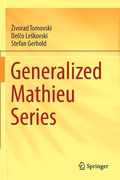 portada Generalized Mathieu Series (en Inglés)