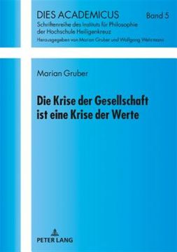 portada Die Krise der Gesellschaft ist Eine Krise der Werte -Language: German (en Alemán)