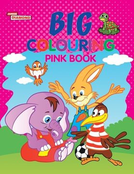 portada Big Colouring Pink Book for 5 to 9 years Old Kids Fun Activity and Colouring Book for Children 