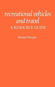 portada recreational vehicles and travel: a resource guide (en Inglés)