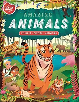 portada Amazing Animals (Sticker and Activity Book) (en Inglés)