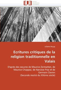 portada Ecritures Critiques de La Religion Traditionnelle En Valais