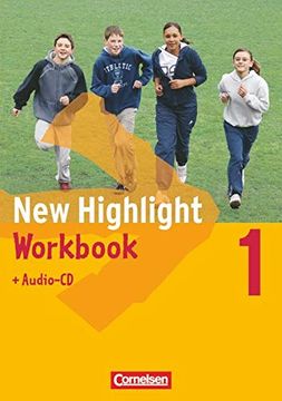 portada New Highlight - Allgemeine Ausgabe: Band 1: 5. Schuljahr - Workbook mit Einführungskurs: Mit Lieder-/Text-Cd (en Inglés)