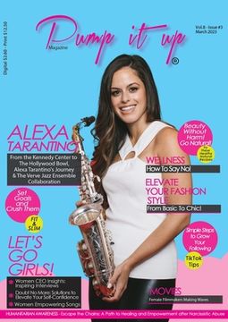 portada Pump it up Magazine - Celebrating Women's History Month with Alexa Tarantino: Empowering Women (in English)