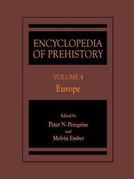 portada Encyclopedia of Prehistory: Volume 4: Europe (en Inglés)