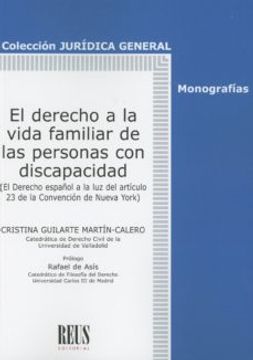 portada El Derecho a la Vida Familiar de las Personas con Discapacidad (in Spanish)