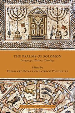 portada The Psalms of Solomon: Language, History, Theology (Early Judaism and its Literature) 
