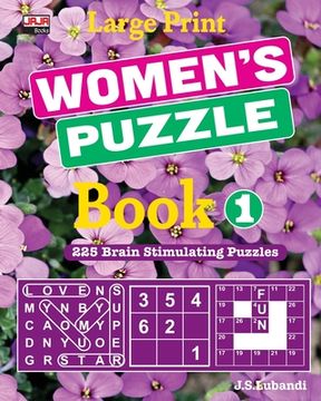 portada Large Print WOMEN'S PUZZLE Book 1 (en Inglés)
