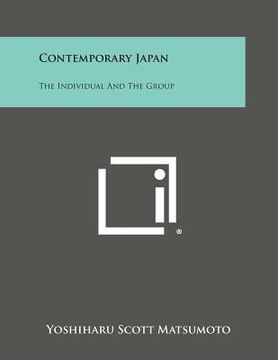 portada Contemporary Japan: The Individual and the Group (in English)