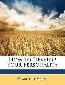 portada how to develop your personality