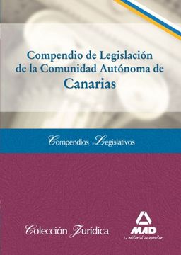 portada Compendio De Legislación De La Comunidad Autónoma De Canarias.