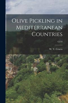 portada Olive Pickling in Mediterranean Countries; C278 (en Inglés)