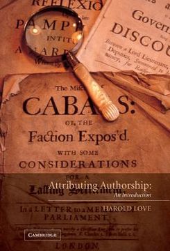 portada Attributing Authorship: An Introduction (en Inglés)
