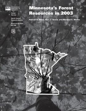 portada Minnesota's Forest Resources in 2003 (en Inglés)