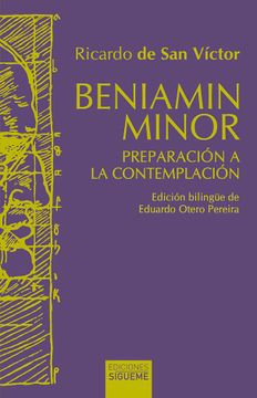 portada Beniamin Minor. Preparación a la Contemplación. 130 (Hermeneia) (in Spanish)