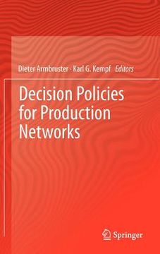 portada decision policies for production networks (en Inglés)
