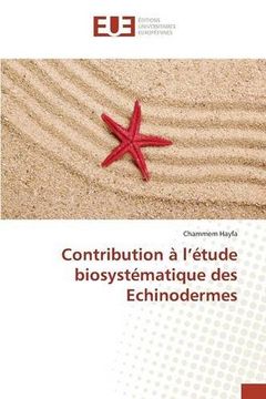 portada Contribution à l'étude biosystématique des Echinodermes