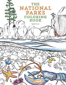 portada The National Parks Coloring Book (en Inglés)
