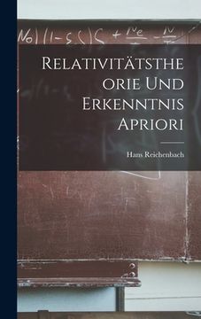portada Relativitätstheorie Und Erkenntnis Apriori (en Alemán)