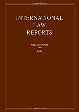 portada International Law Reports: Volume 187 (en Inglés)