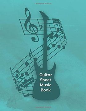 portada Guitar Sheet Music Book: Tab Paper for Guitarists 