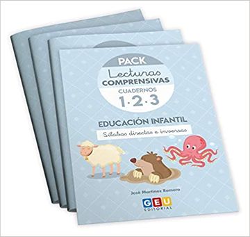 portada Pack Lecturas Comprensivas Infantil: Cuadernos Comienzo en Lectoescritura