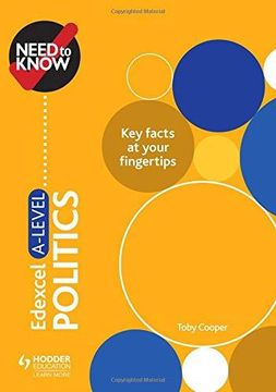 portada Need to Know: Edexcel A-level Politics (Paperback) (in English)