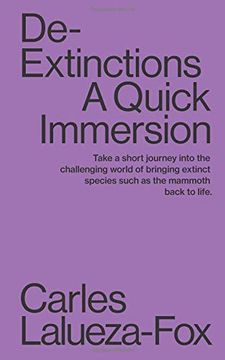 portada De-Extinctions: A Quick Immersion (Quick Immersions) (in English)
