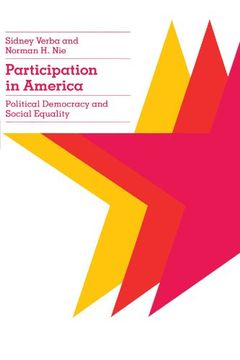 portada Participation in America: Political Democracy and Social Equality (en Inglés)
