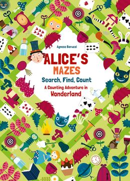 portada Alice's Mazes: A Counting Adventure in Wonderland (en Inglés)