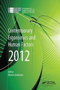 portada Contemporary Ergonomics and Human Factors 2012: Proceedings of the International Conference on Ergonomics & Human Factors 2012, Blackpool, Uk, 16-19 A