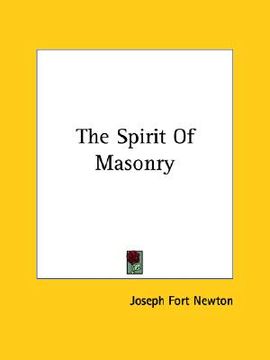 portada the spirit of masonry (en Inglés)