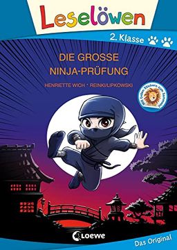 portada Leselöwen 2. Klasse - die Große Ninja-Prüfung: Erstlesebuch für Kinder ab 7 Jahre - Großbuchstabenausgabe (en Alemán)