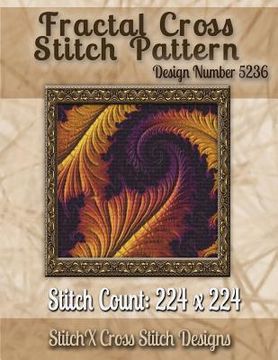 portada Fractal Cross Stitch Pattern: Design No. 5236
