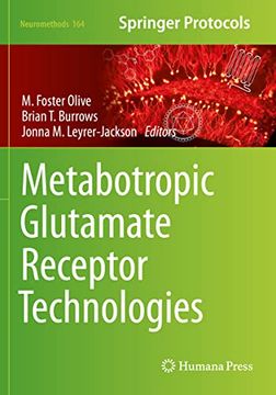 portada Metabotropic Glutamate Receptor Technologies (Neuromethods) (en Inglés)